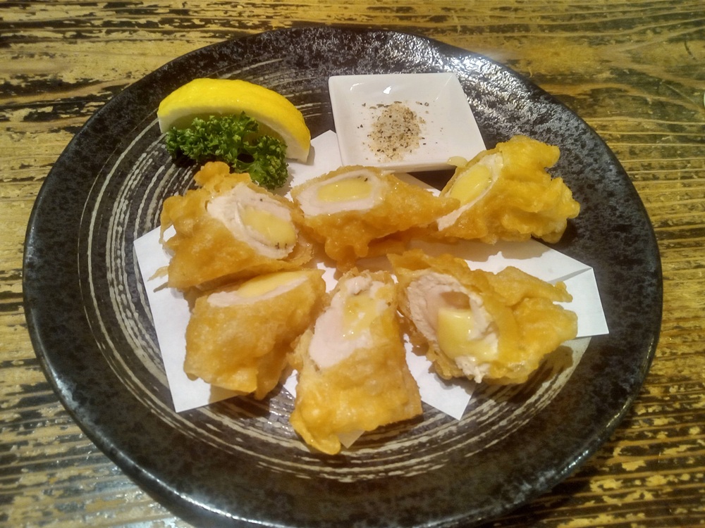 実籾のおすすめ居酒屋メニュー　ささみチーズの湯葉巻