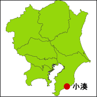 小湊温泉の位置図