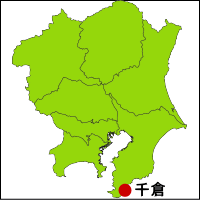 千倉温泉の位置図