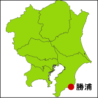 勝浦温泉の位置図