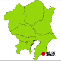 鵜原温泉の位置図