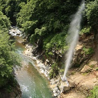 噴泉橋の間欠泉