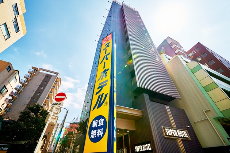 スーパーホテル秋葉原・末広町　〜藍染の湯〜の外観