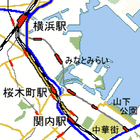 横浜の略図